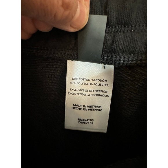 DKNY Women's Cargo Shorts S Black Elastic Pockets Lounge Casual Sporty Athletic - Picture 4 of 8